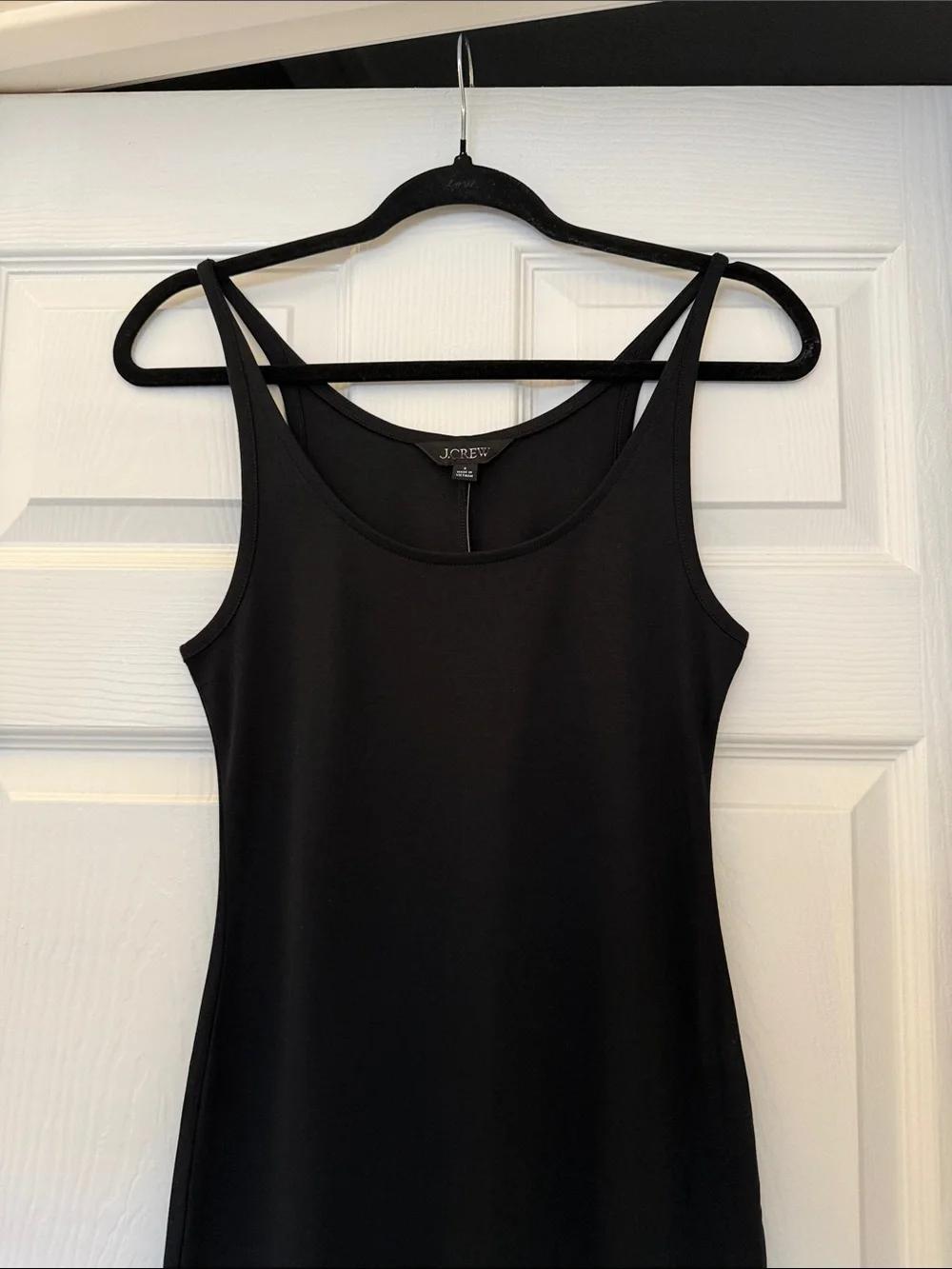 J.Crew Black Tank Maxi Dress